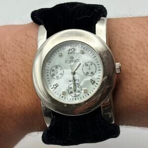 Silver & Black Minicci Watch